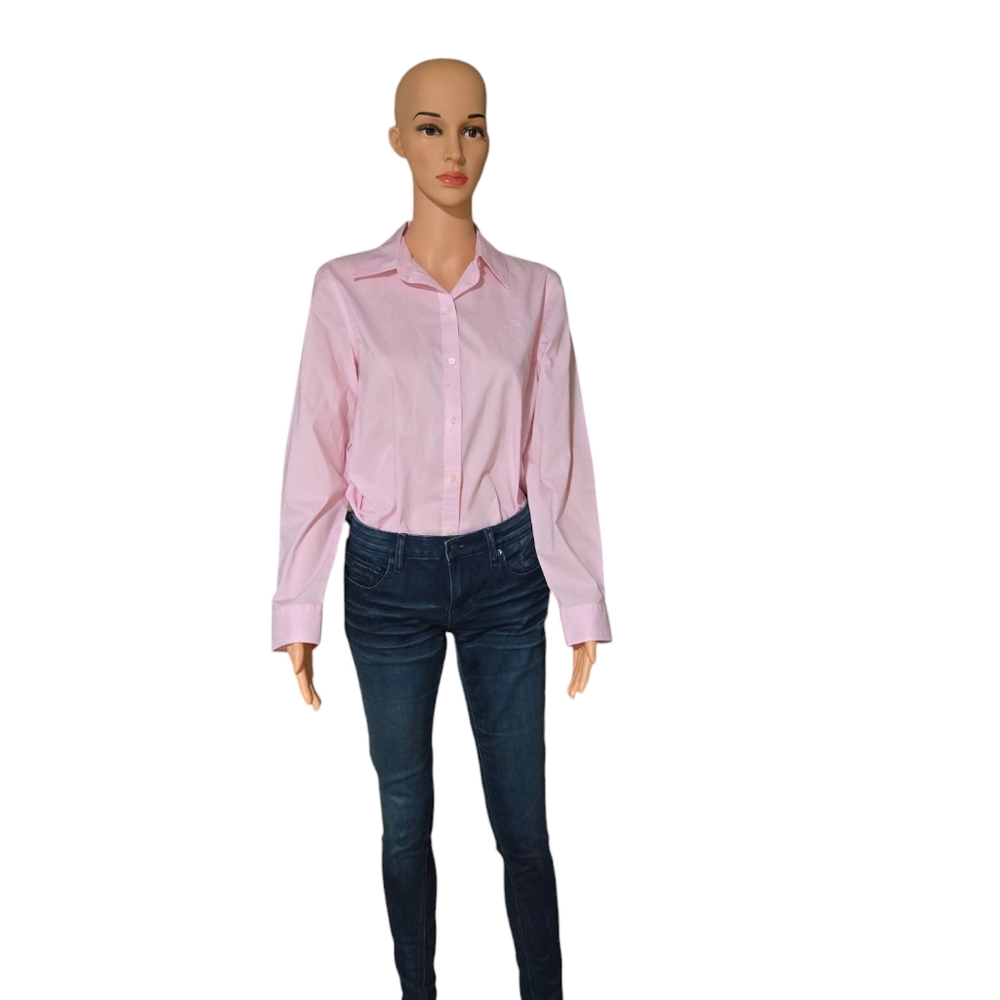 Lauren Ralph Lauren Women's  Pink Long Sleeve  Button Down Shirt Sz. P L
